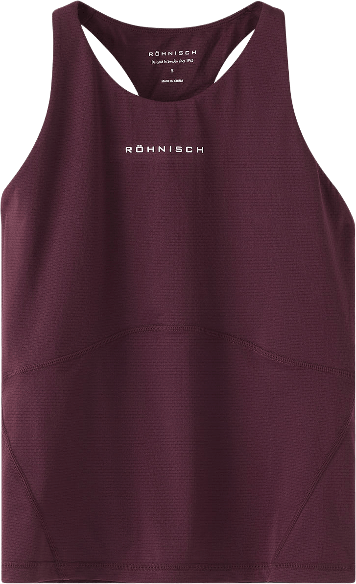 Jacquard Tank, från Röhnisch, i färgen Winetasting.