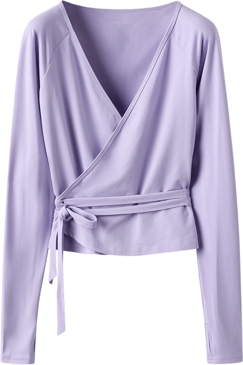 Smoothflex Wrap Top, från Röhnisch, i färgen Lavender.