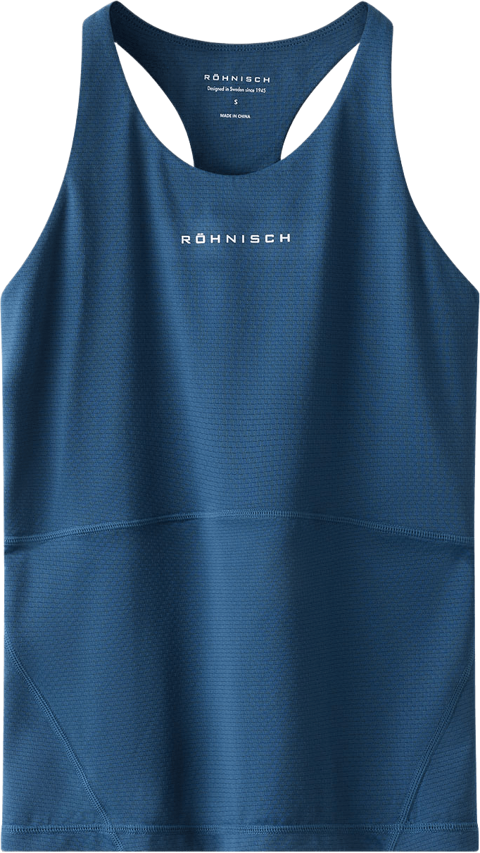 Jacquard Tank, från Röhnisch, i färgen Legion Blue.