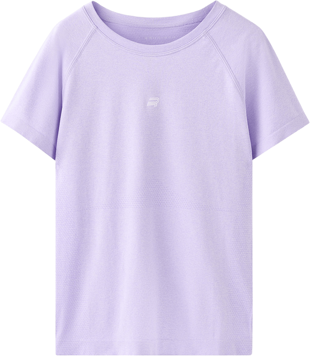 Seamless Flex Tee, från Röhnisch, i färgen Lavender.