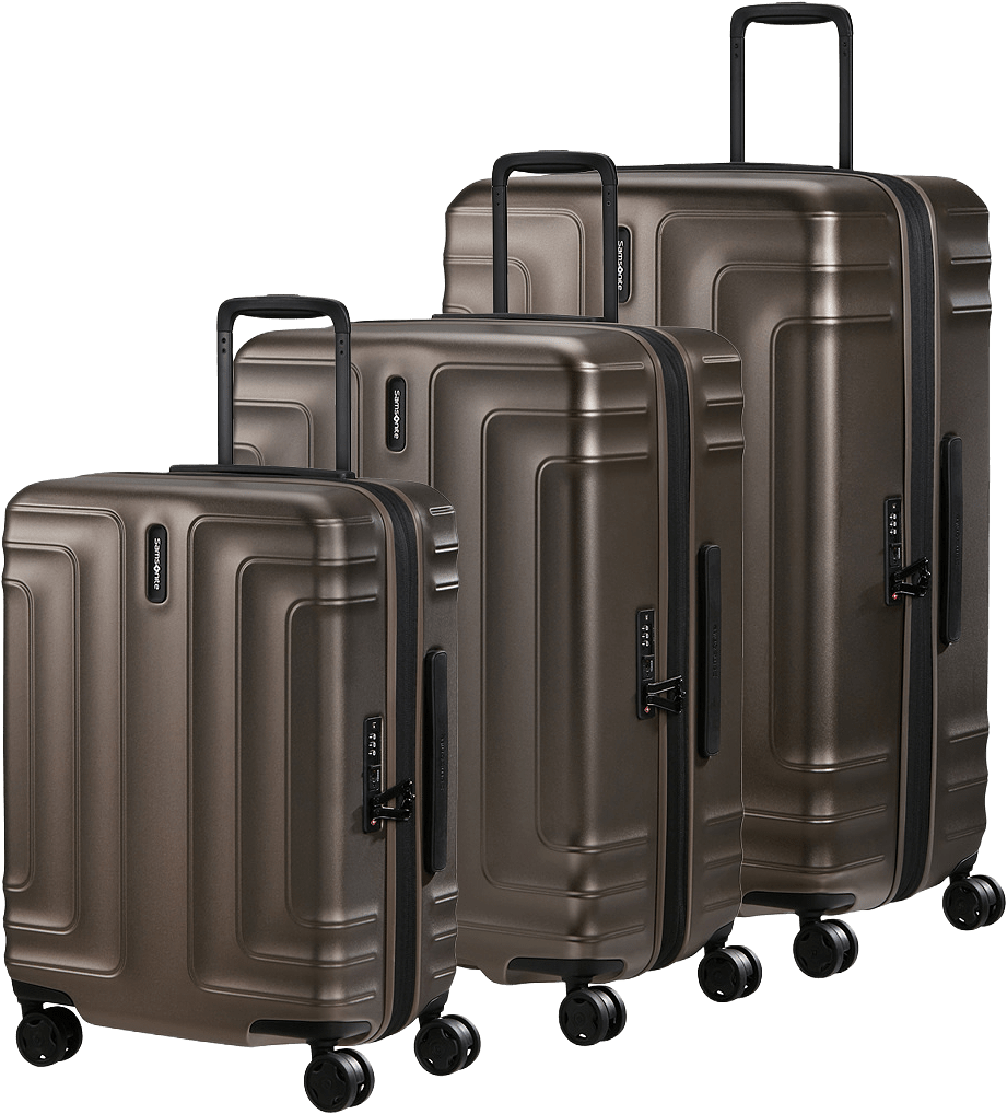 Lin Air SPINNER 3-Pack Set, från Samsonite, i färgen Matt Bronze.