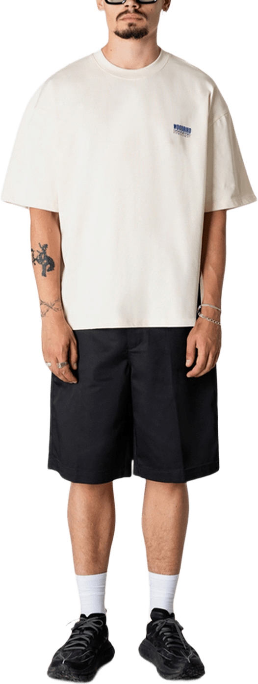Beam Cart Tee, från Woodbird, i färgen Off White.