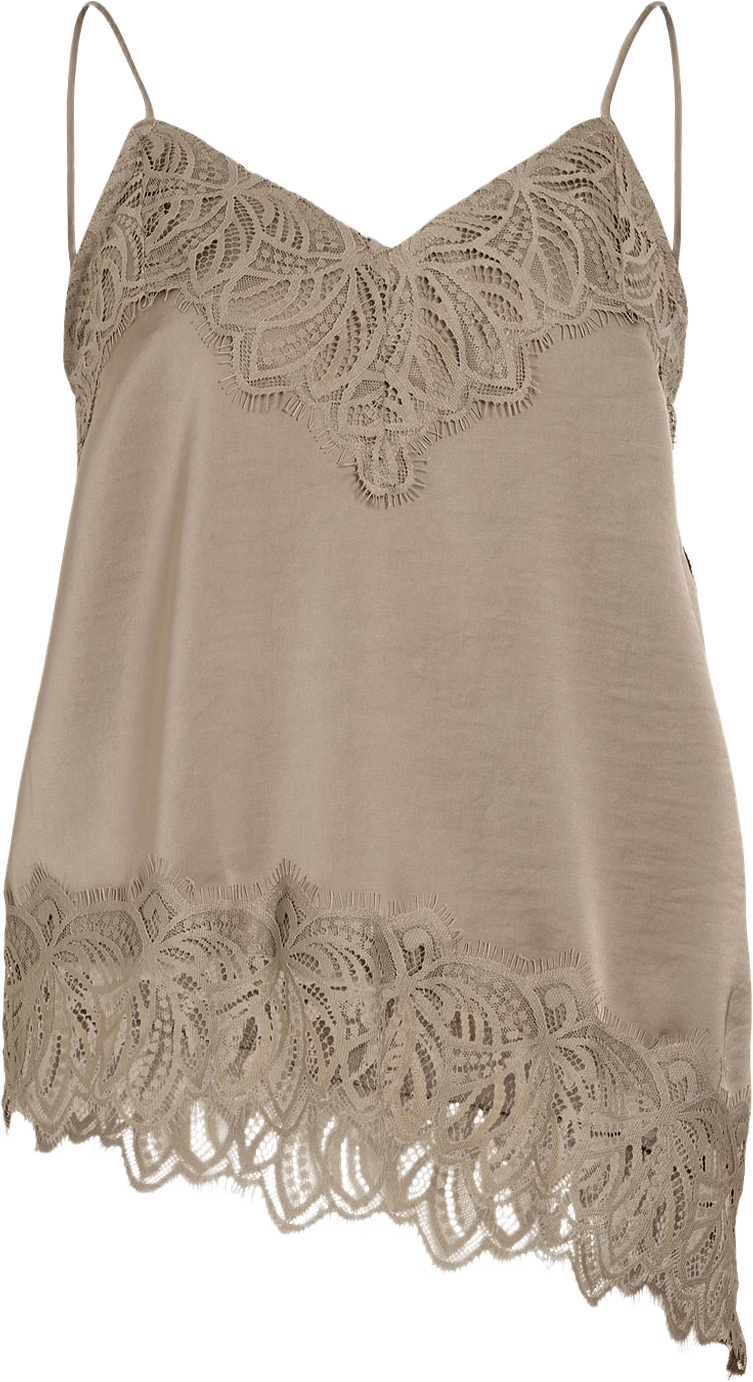 Vilea Strap Top, från Vila, i färgen Vintage Khaki.