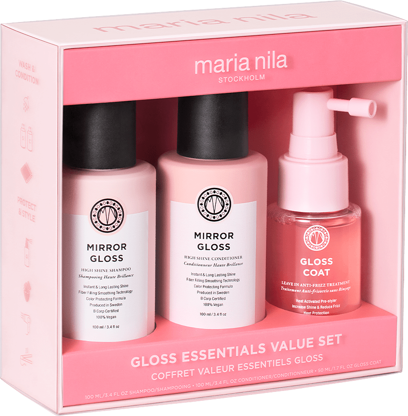 Mirror Gloss Essentials Value Set, från Maria Nila.