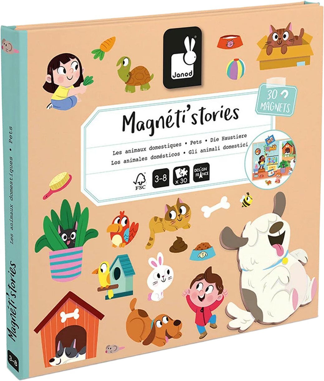 Janod - Magneti'Stories - Pets, från Brädspel.
