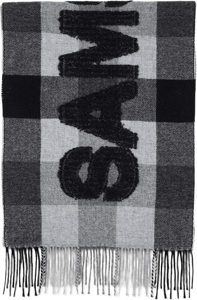 Sasamsoe Scarf 16157, från SAMSOE SAMSOE, i färgen Grey Mel. Ch.