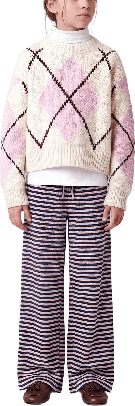 Noreen Knit, från Name It, i färgen Antique White.