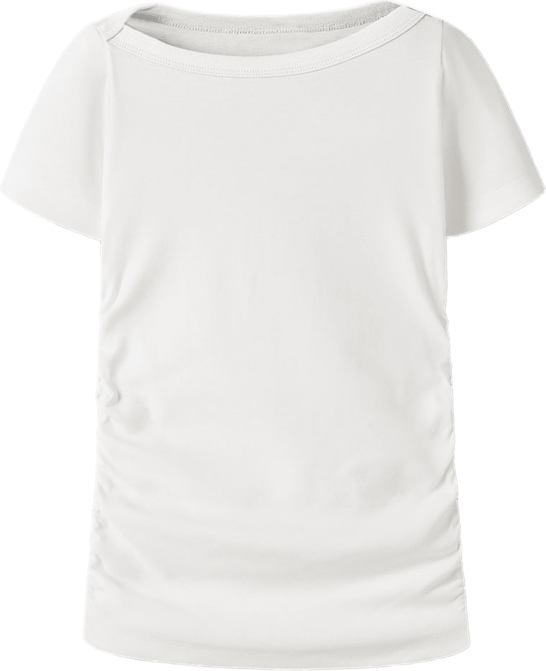 Norikko Top, från Name It, i färgen Cloud Dancer.