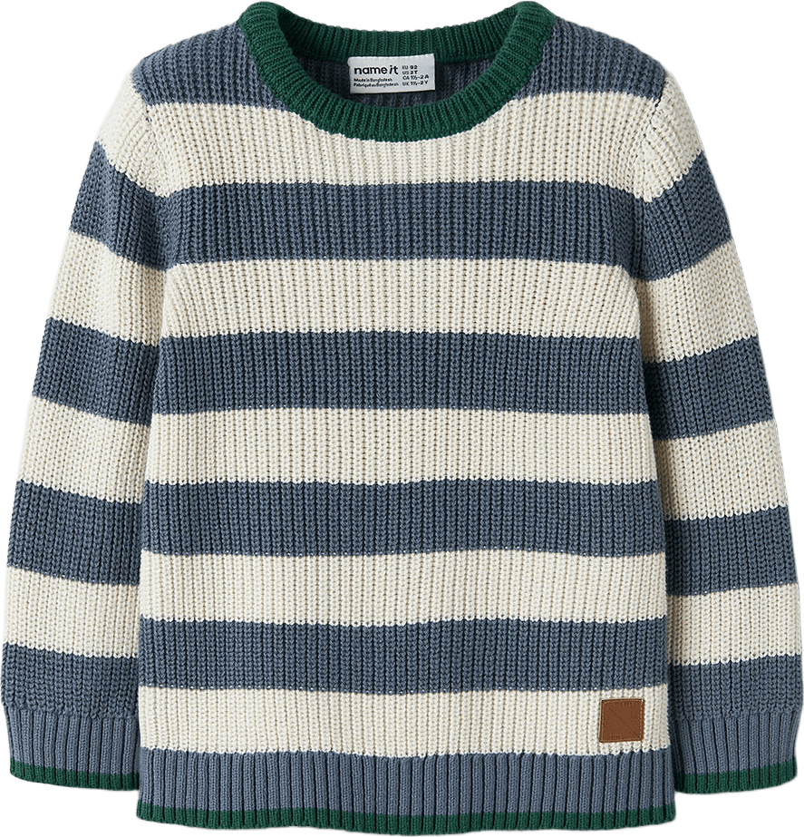 Nereus Knit, från Name It, i färgen Blue Mirage.