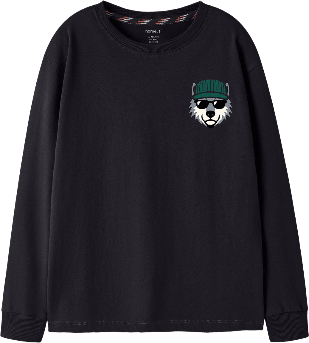 Nkmosvaldi Top, från Name It, i färgen Black.