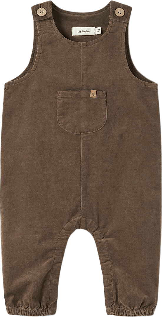 Somba loose Cord Overall, från Lil'Atelier, i färgen Teak.