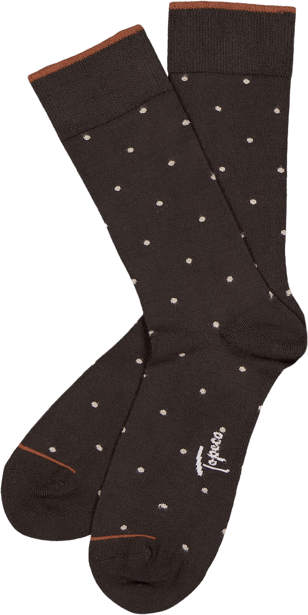 Strumpa 1-pack Bambuviscose, från Topeco, i färgen Brown.