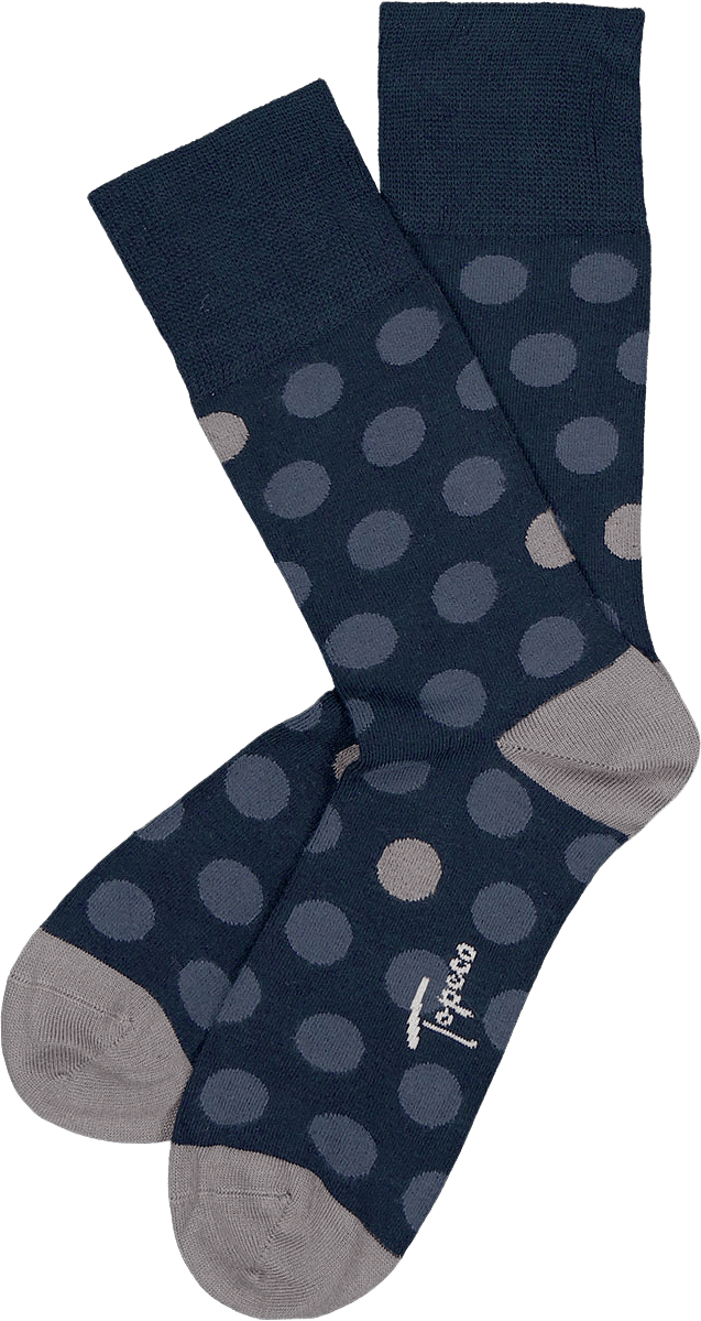 Strumpa 1-pack Bambuviscose, från Topeco, i färgen Navy Blue.
