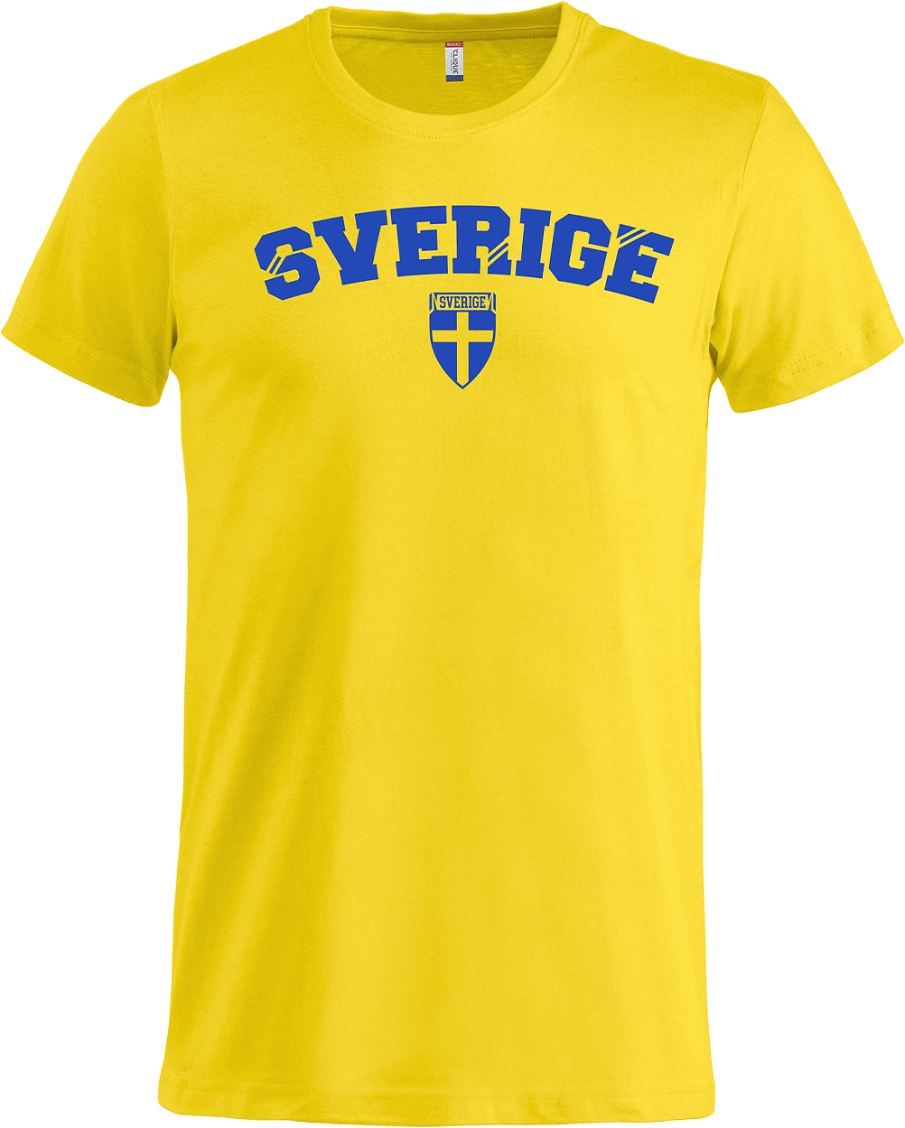 Sverige T-shirt, från Clique, i färgen Citron.