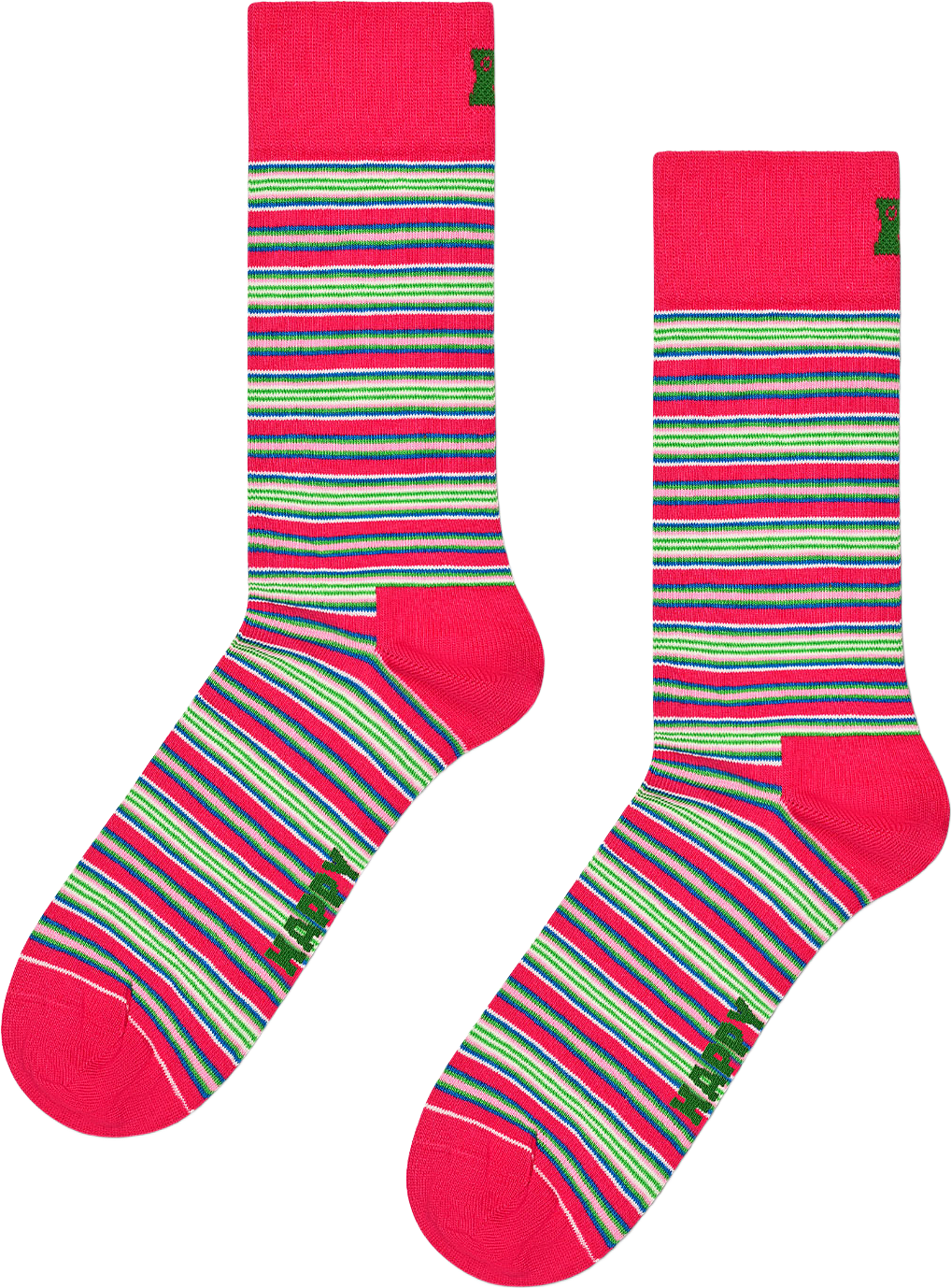 Stripe Sock, från Happy Socks, i färgen Dark Pink.