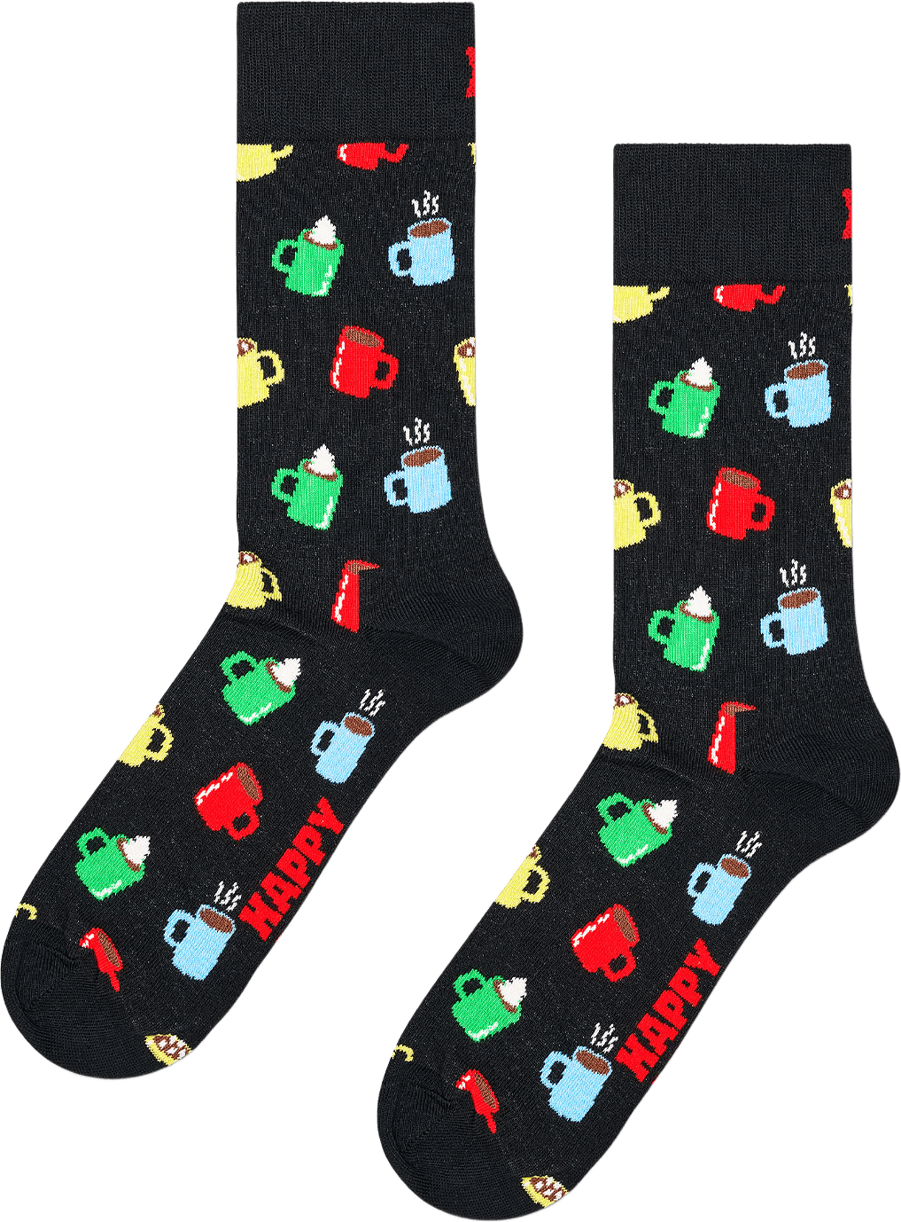 Hot Chocolate Sock, från Happy Socks, i färgen Black.