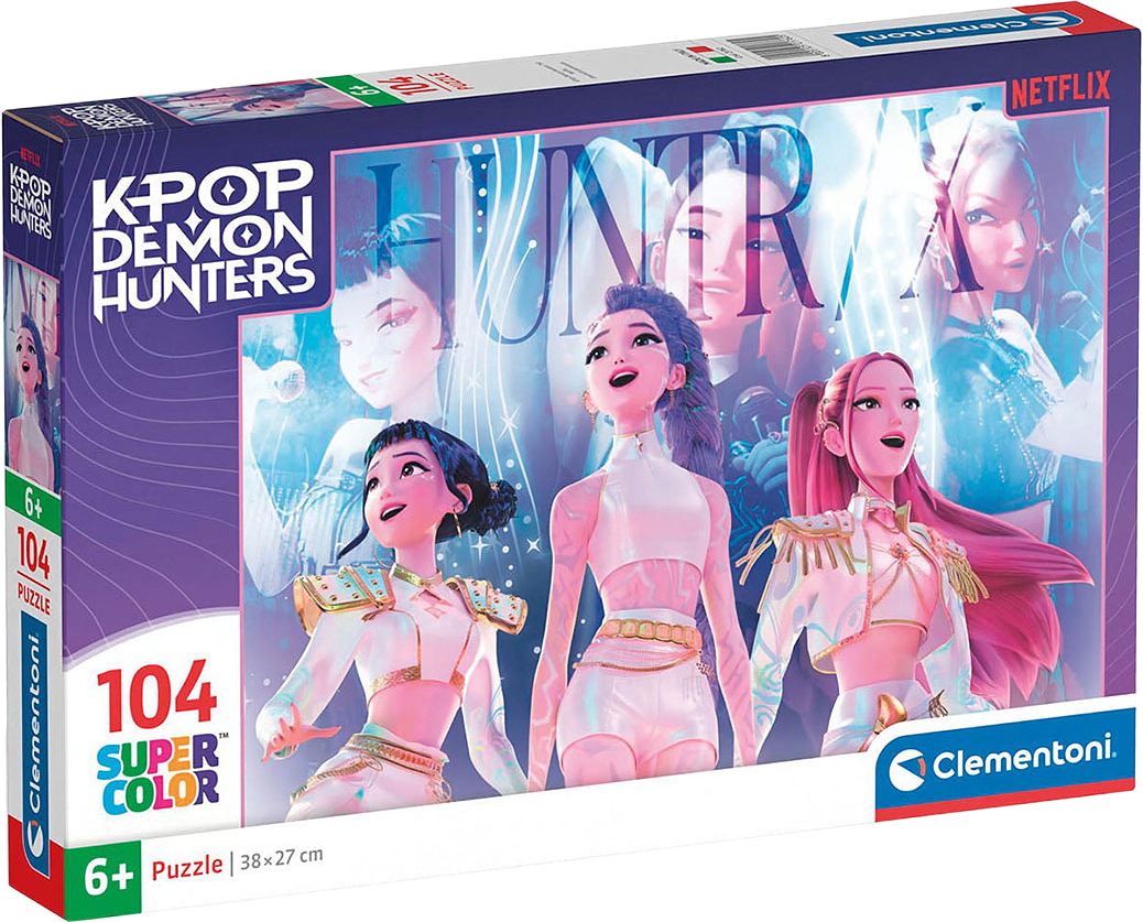 KPOP Demon Hunters Pussel 104 Pcs, från Clementoni.