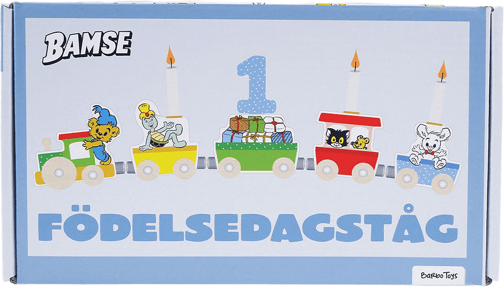 Bamse Födelsdagståg, från BAMSE.