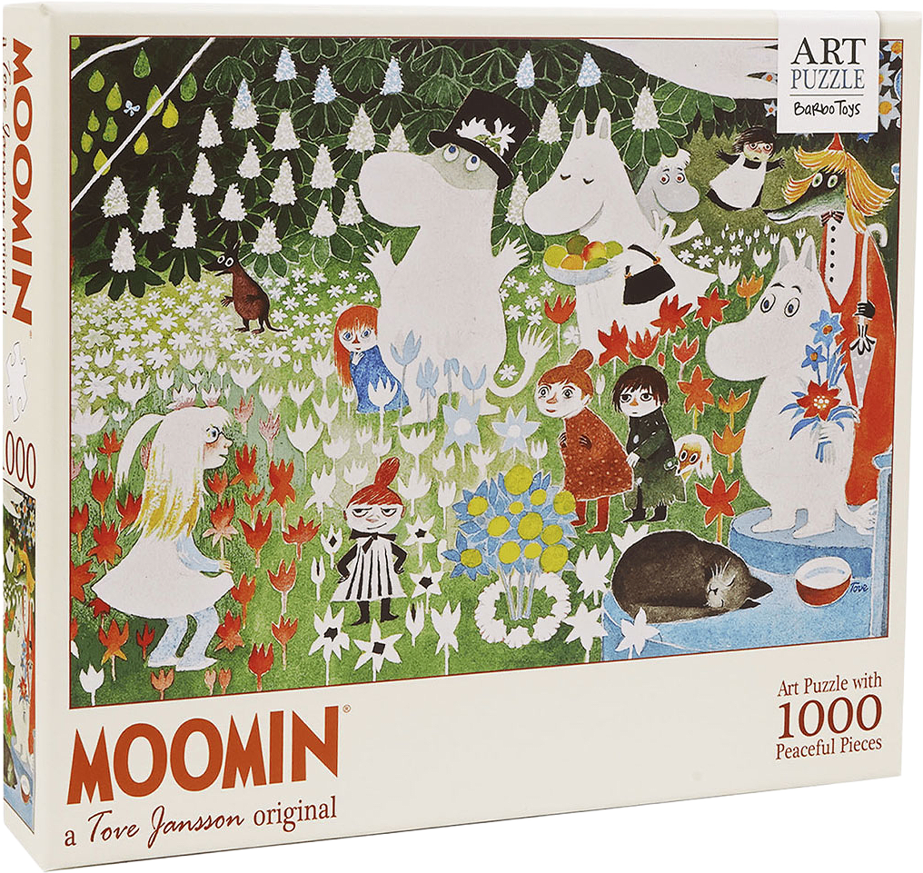 Moomin  Art Floral Garden pussel 1000pcs, från Mumin.