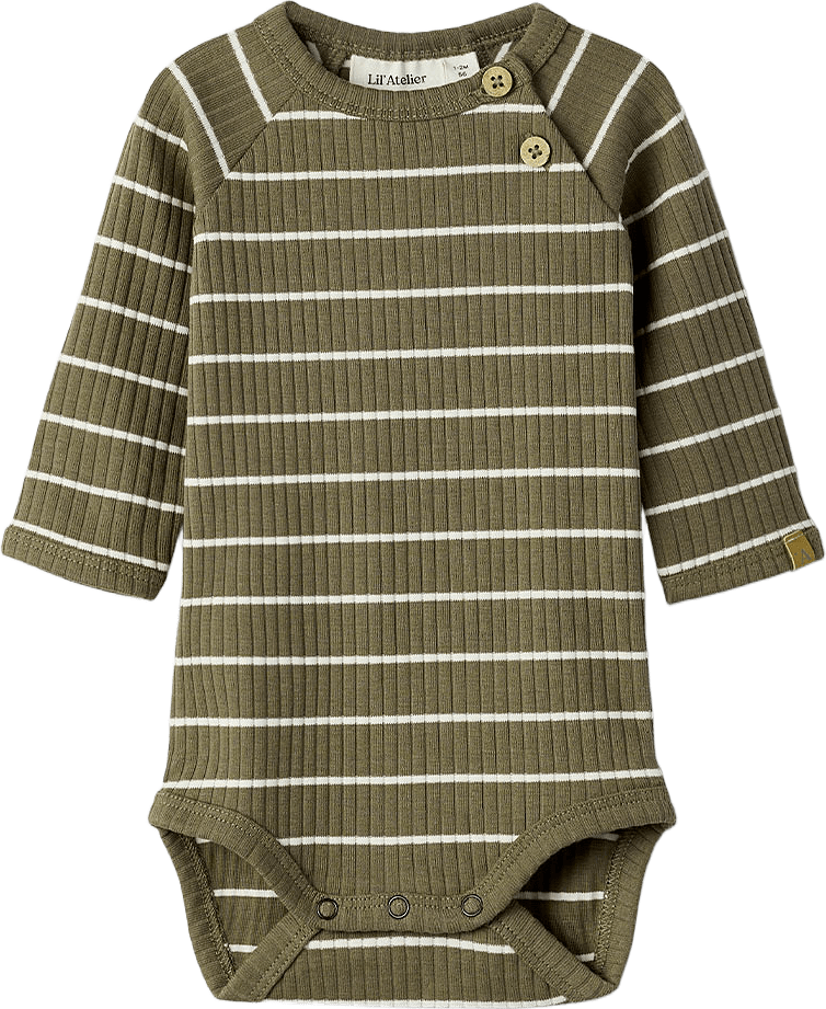Kail Slim Body, från Lil'Atelier, i färgen Shitake Turtledove.