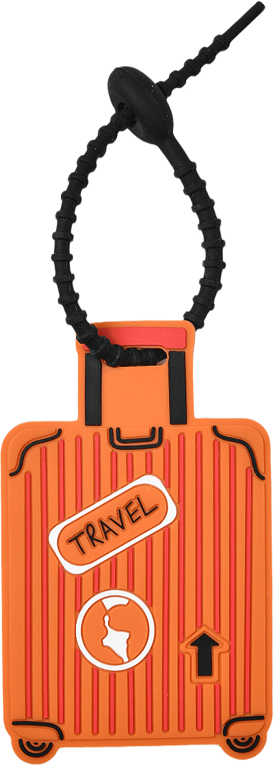 Bagagetag 3D, från Monteroc, i färgen Orange.