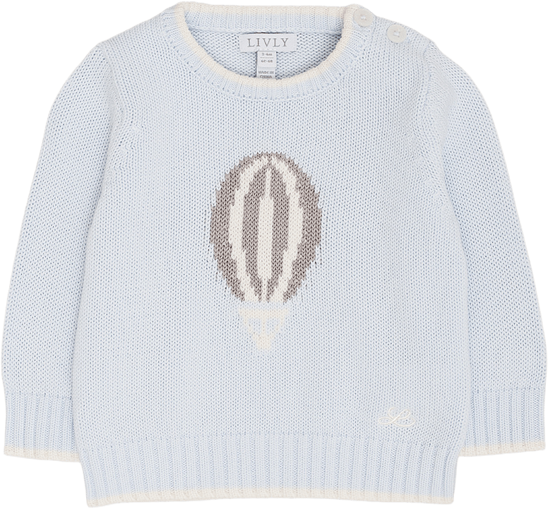 Air Balloon Sweater, från Livly, i färgen Baby Blue.