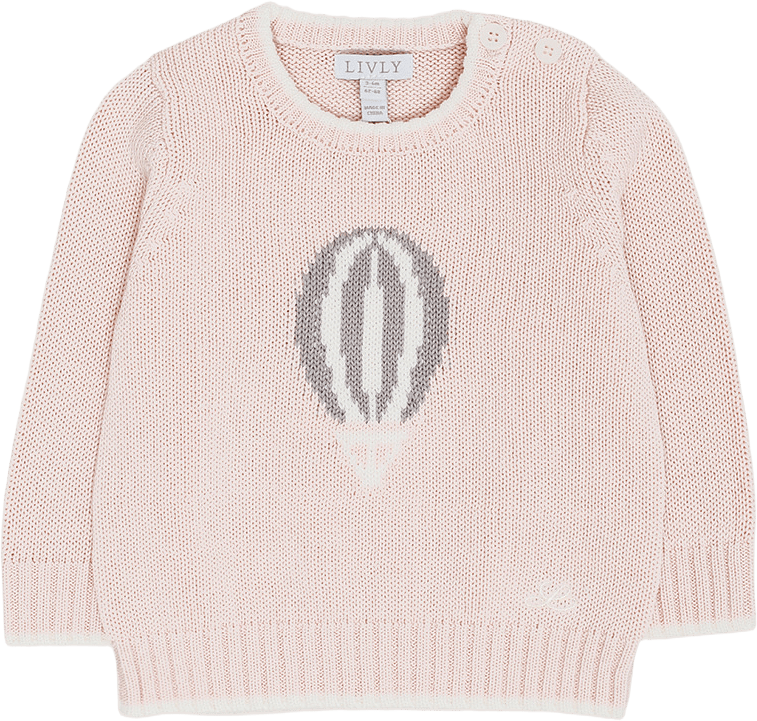 Air Balloon Sweater, från Livly, i färgen Light Pink.