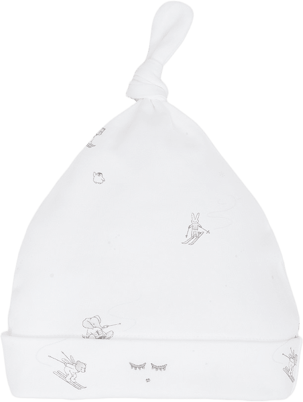 Ski Slope Tossie Hat, från Livly, i färgen White.
