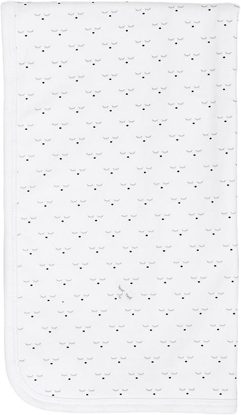 Mini Sleeping Cutie Blanket, från Livly, i färgen White.