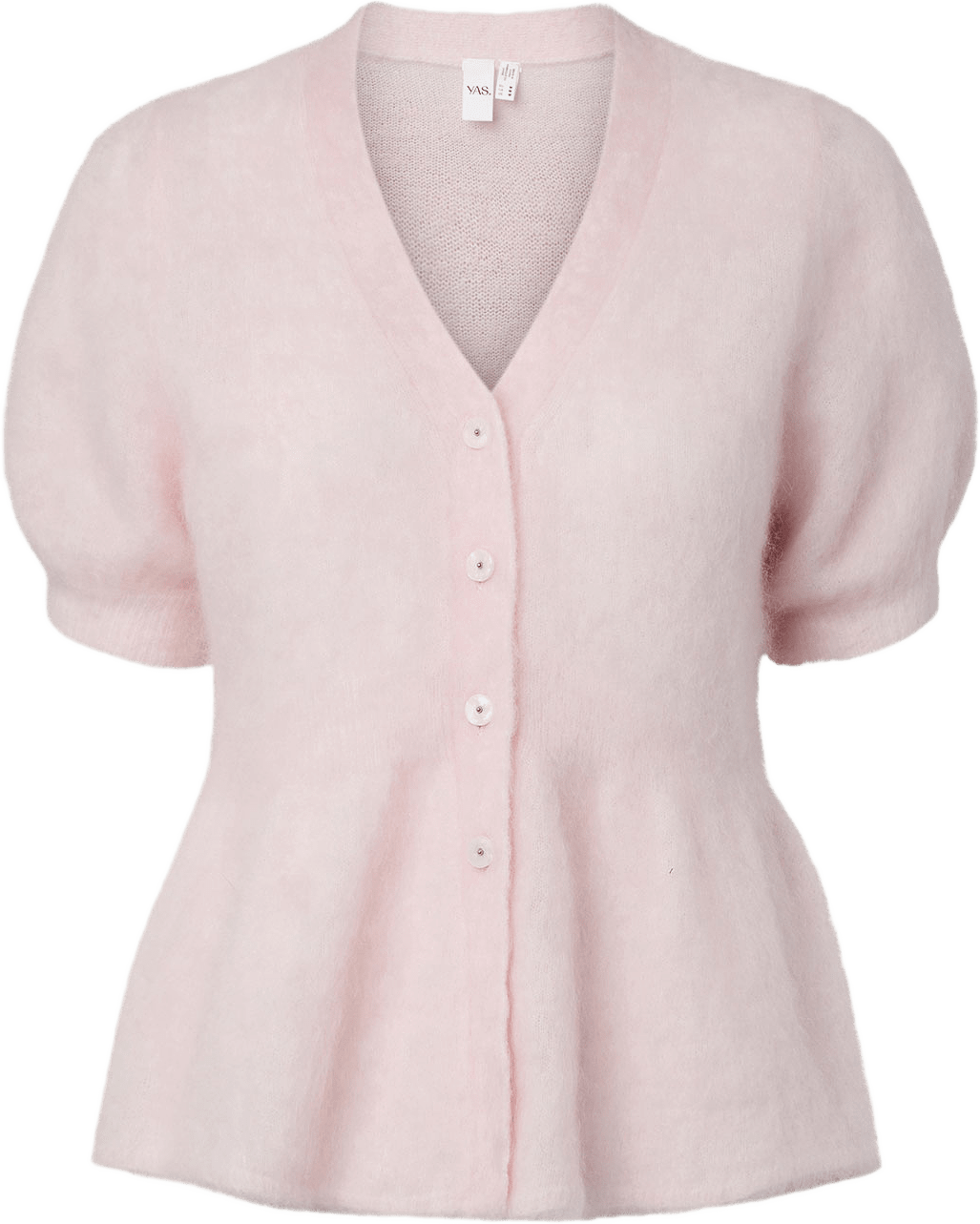 Yastilde Mohair Blend Knit Cardigan, från YAS, i färgen Pale Lilac.