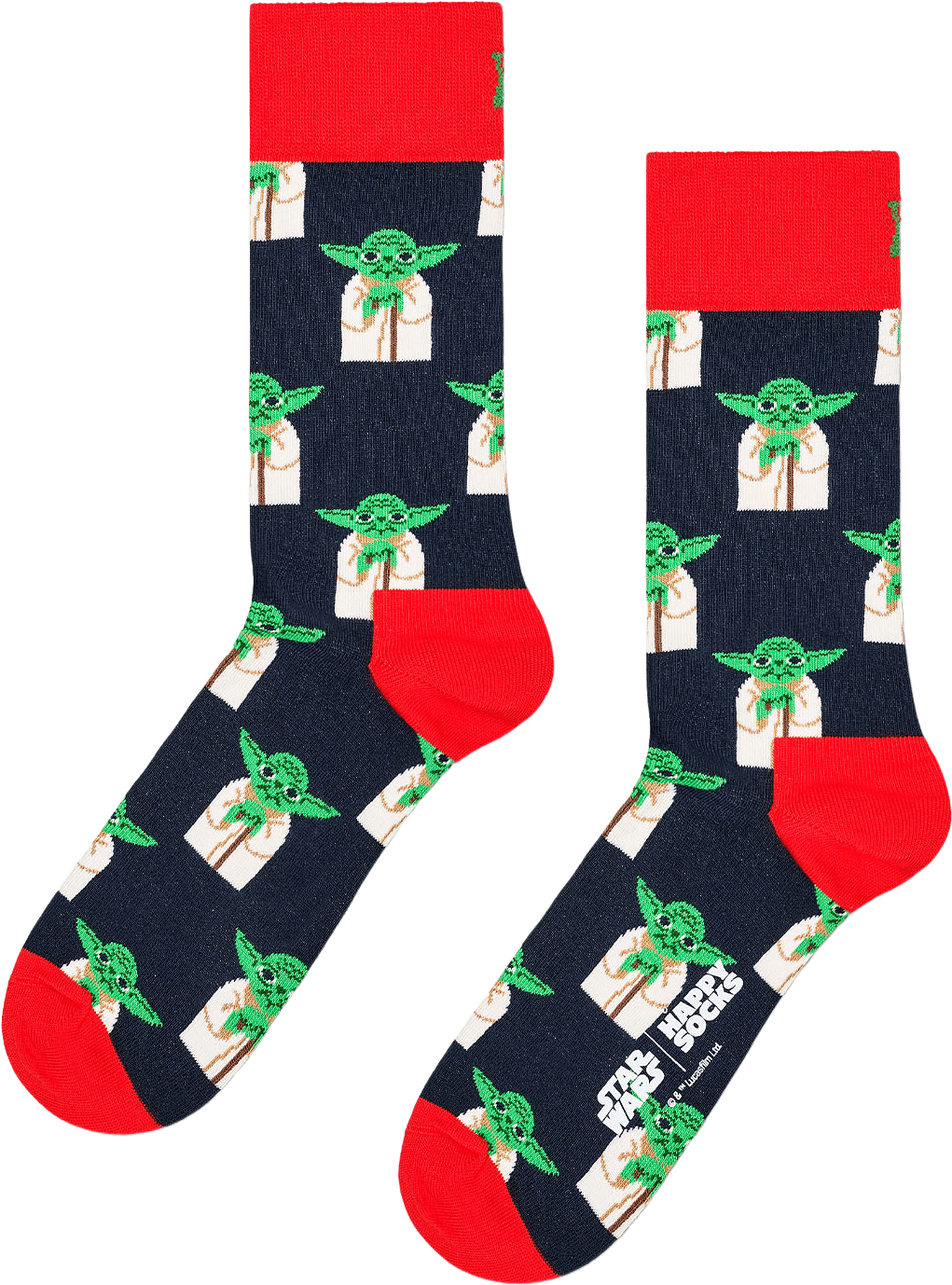 STAR WARS™ Master Yoda Sock, från Happy Socks, i färgen Navy.