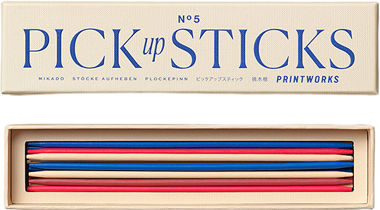 Classic - Pick Up Sticks, från Printworks, i färgen Beige.