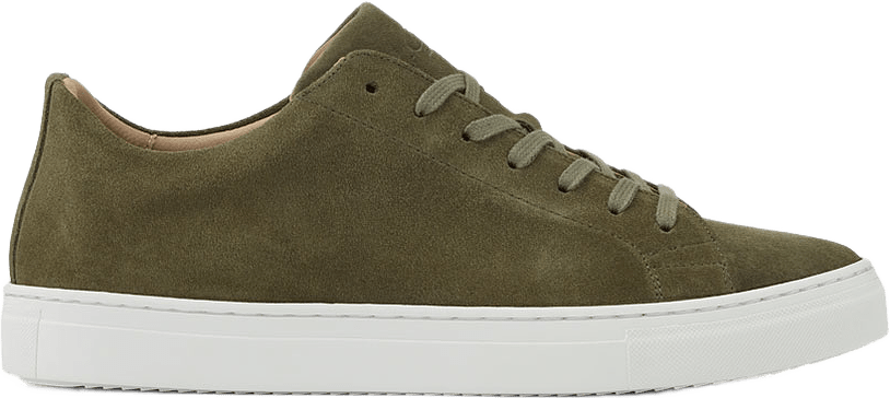 Signature Suede Sneaker, från LES DEUX, i färgen Rosin Green.