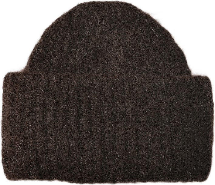 Mössa i mohairmix BILLIE, från Carin Wester, i färgen Brown.