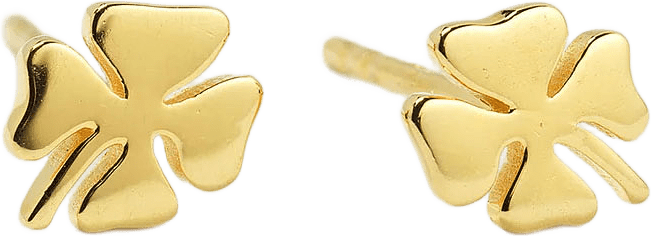 Bring Me Luck Stud Earrings, från Syster P, i färgen Gold.