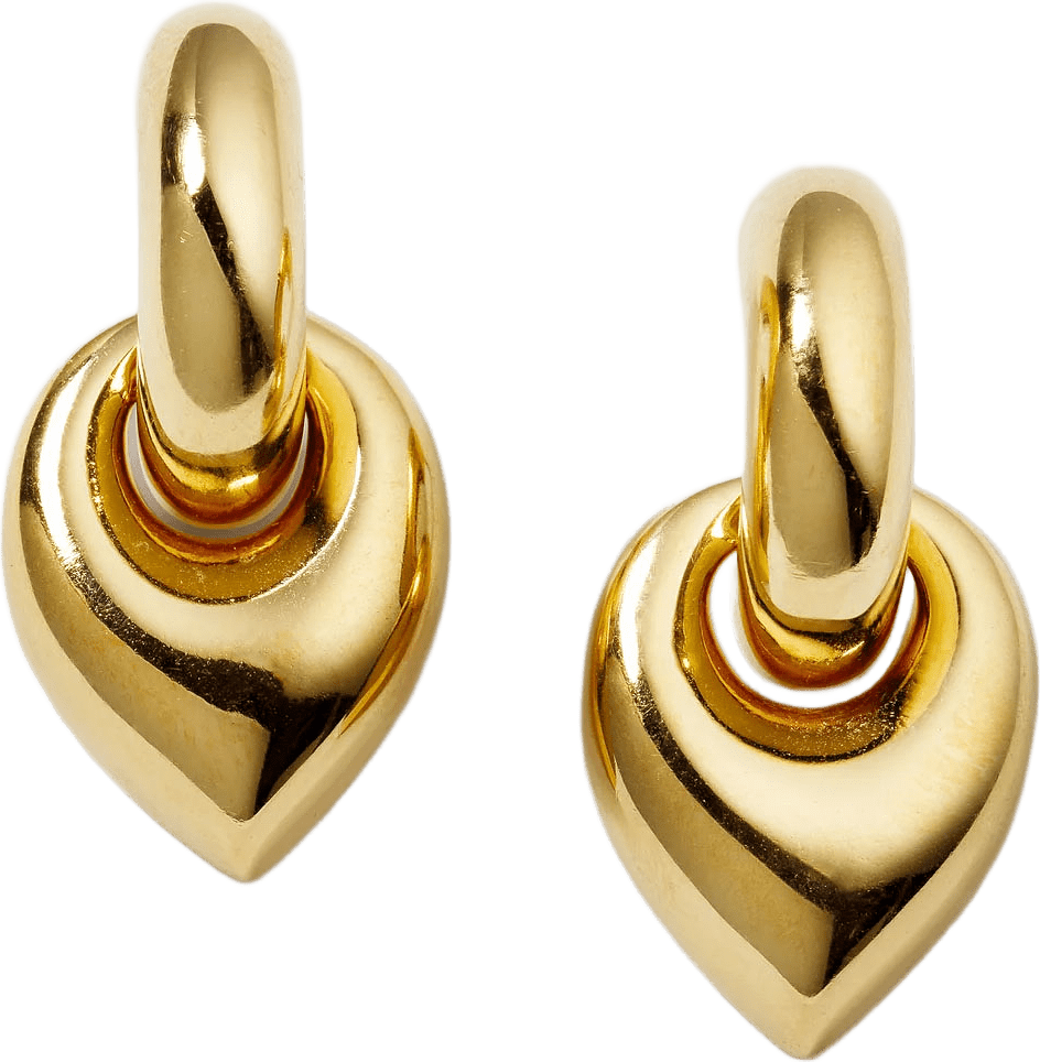 Melinda Earrings, från Syster P, i färgen Gold.