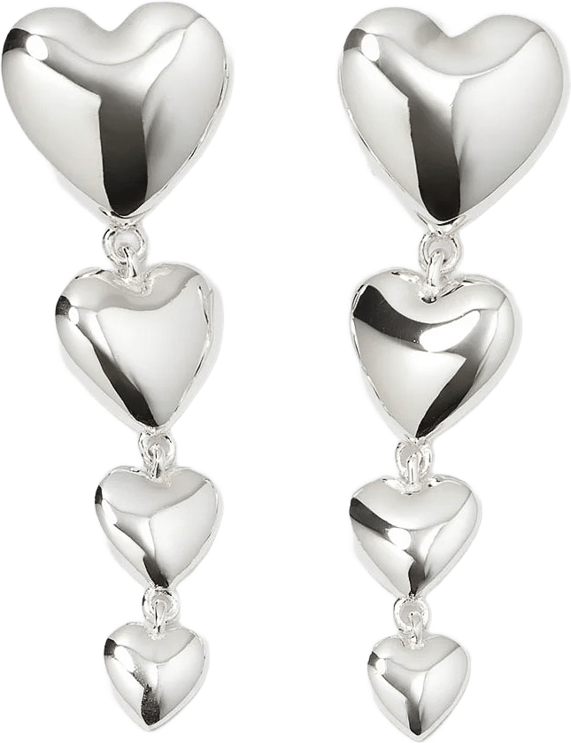Darling Earrings, från Syster P, i färgen Silver.