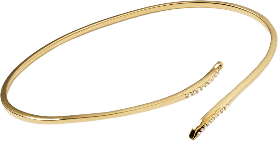Sparkle Wrap Bangle, från Syster P, i färgen Gold.