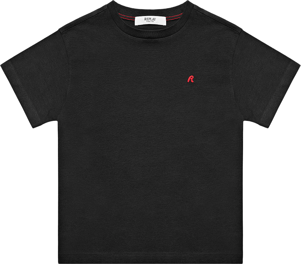 100% Cotton T-Shirt, från Replay, i färgen Black.