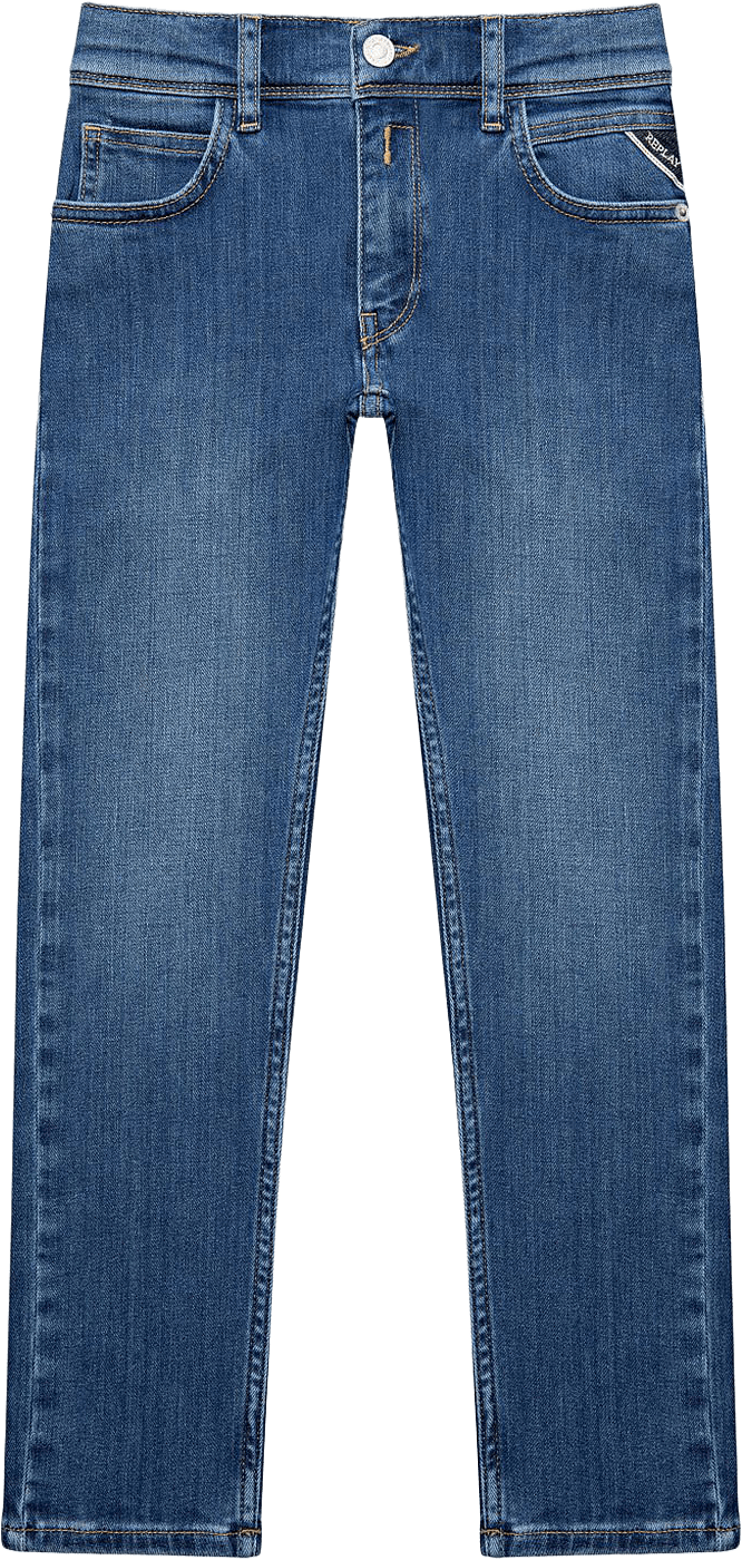 Thad Regular Fit Jeans, från Replay, i färgen Medium Blue.