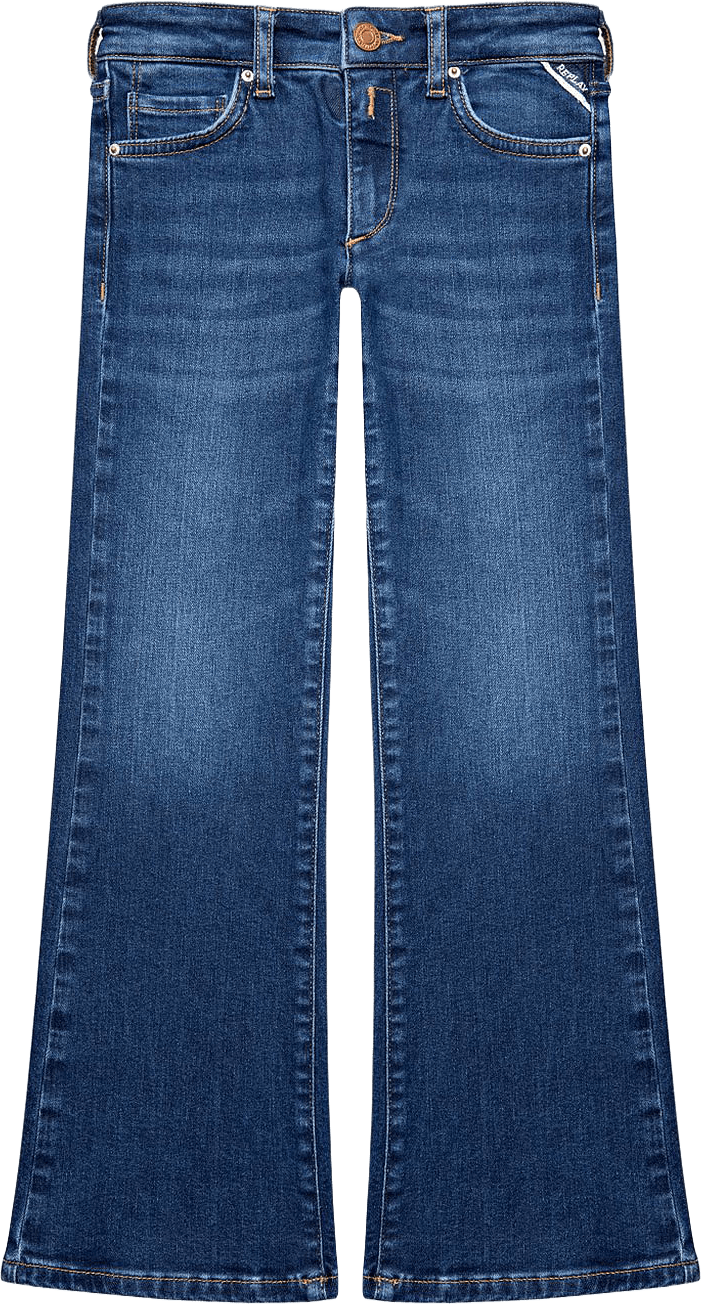Avry Flare Fit Jeans, från Replay, i färgen Medium Blue.