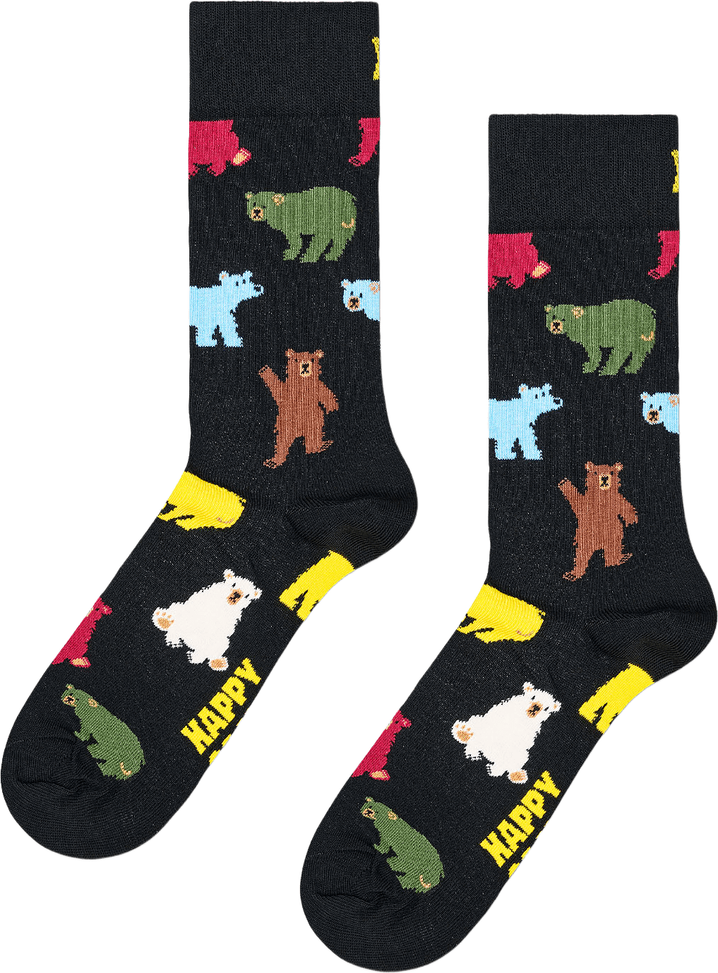 Bear Sock, från Happy Socks, i färgen Black.