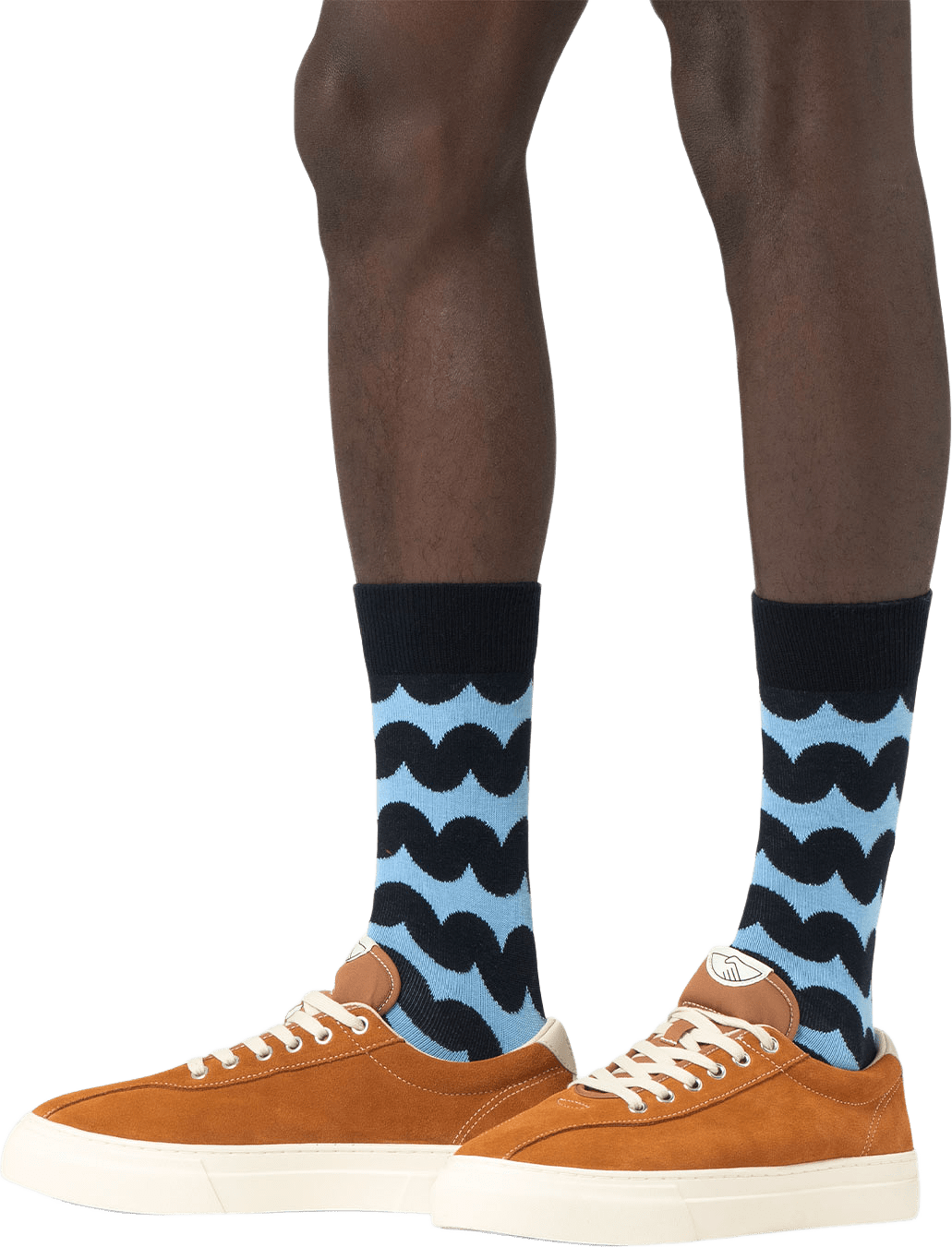 Wobbly Stripe Sock, från Happy Socks, i färgen Navy.