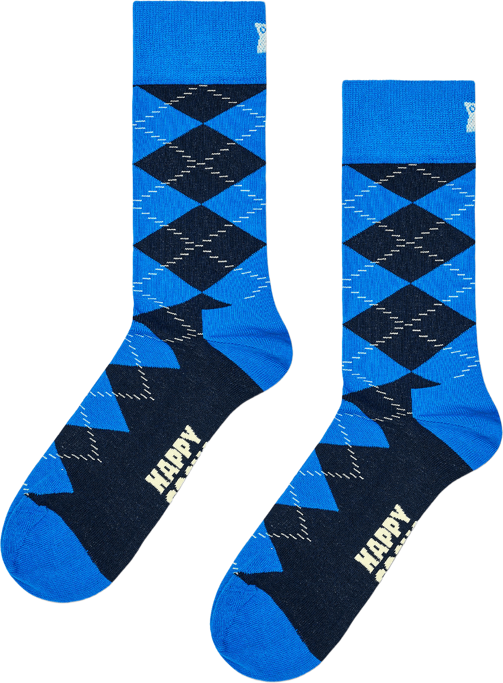Argyle Sock, från Happy Socks, i färgen Blue.