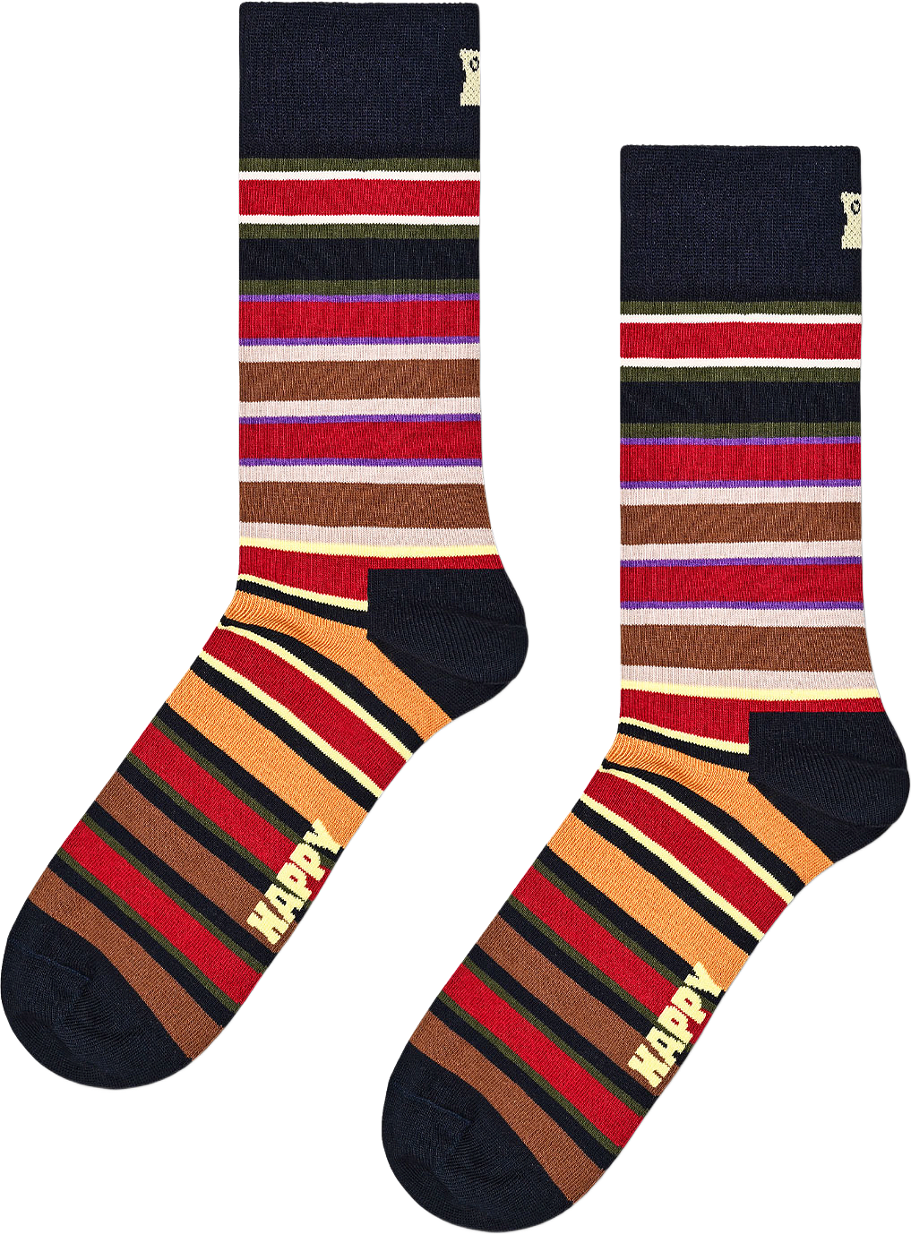Stripe Sock, från Happy Socks, i färgen Navy.