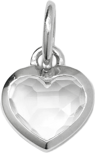 Beloved Heart Pendant, från Syster P, i färgen Crystal Silver.