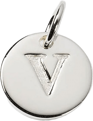 Beloved Mini Letter, från Syster P, i färgen V - Silver.
