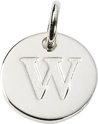 Beloved Mini Letter, från Syster P, i färgen W - Silver.