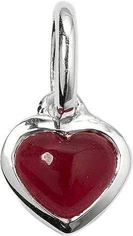 Beloved Heart Pendant, från Syster P, i färgen Pink Quartz Silver.