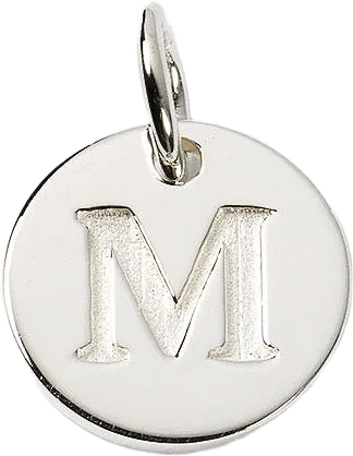 Beloved Mini Letter, från Syster P, i färgen M - Silver.
